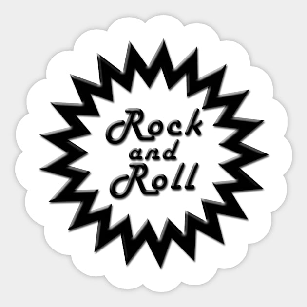 Rock and Roll Sticker by Gaspar Avila